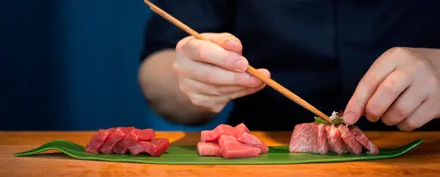 El valor culinario de la armónica, la oreja y la médula de atún rojo