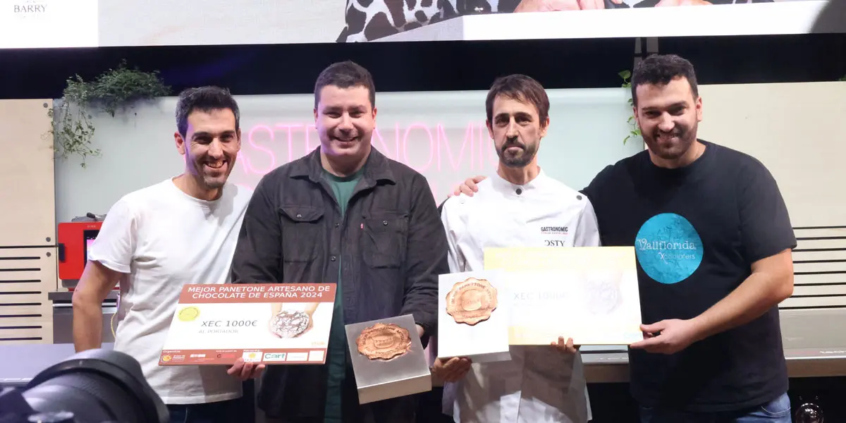 Toni Vera y Felipe de Santa Cruz, ganadores del concurso Mejor Panettone de España 2024