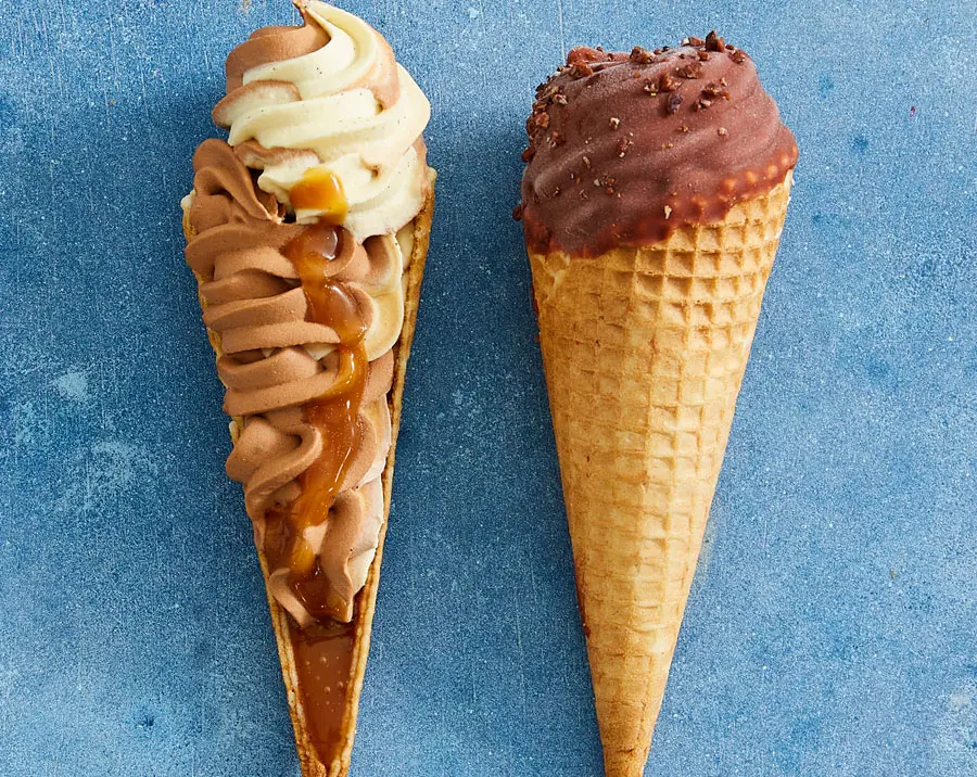 Exotismo y clásicos en la colección de helados de Oberweis