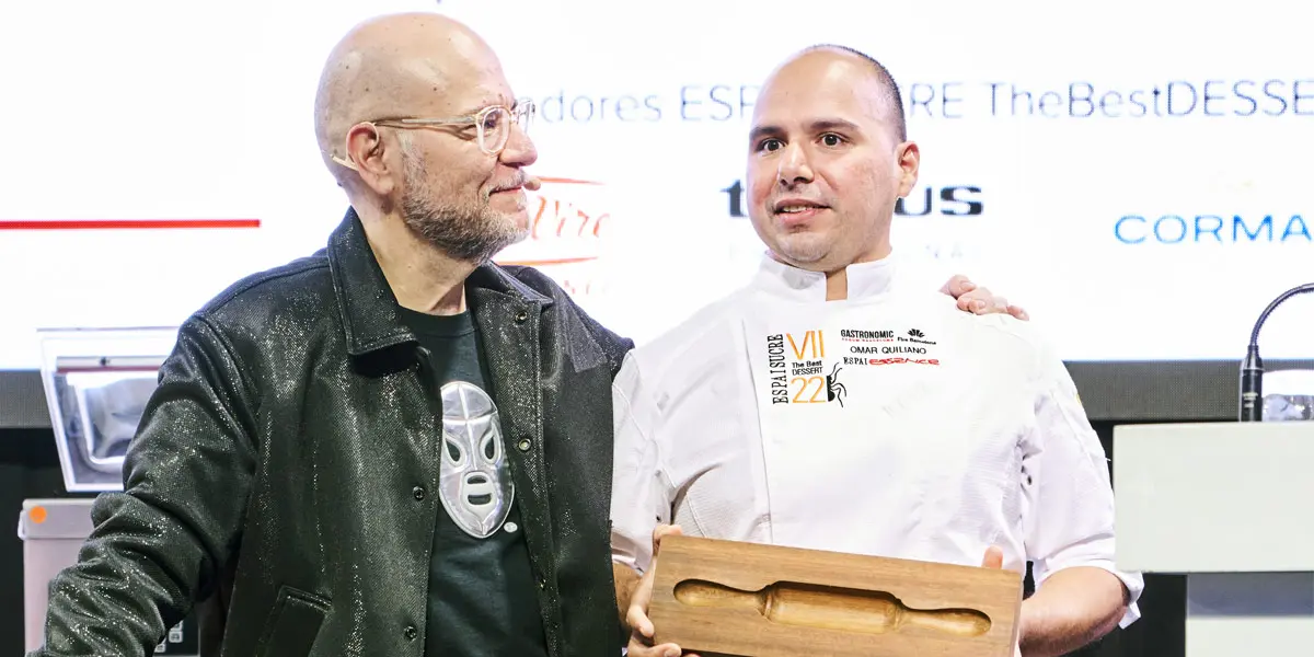 Omar Quiliano, ganador del Best Dessert 2022