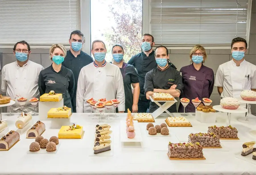 Helados de fin de año con Stéphane Augé en la ENSP