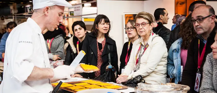 Desfile de chefs internacionales en el Lab Intersuc de Europain