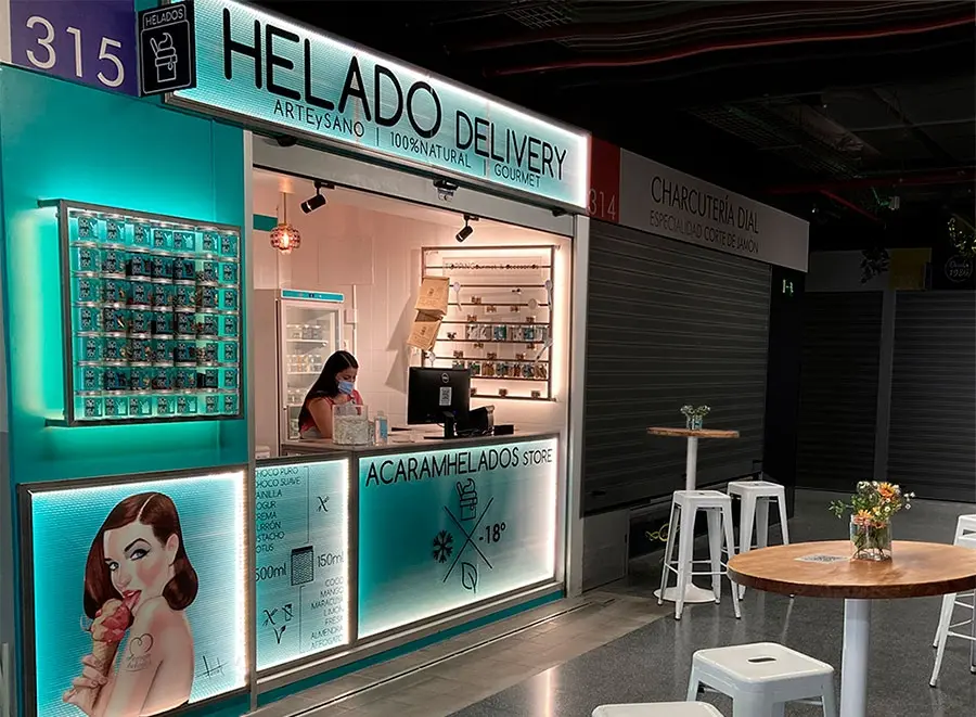 Acaramhelados da un paso más y abre un punto de venta en Madrid