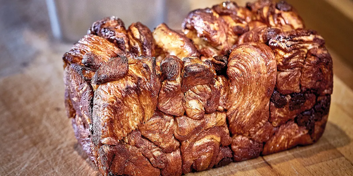 El Monkey bread de masa de croissant de Alberto Miragoli