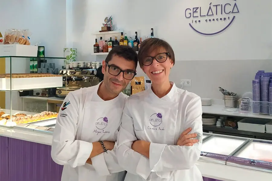 Gelática Ice Concept, la heladería soñada de Migue Señoris y Carmen Prado