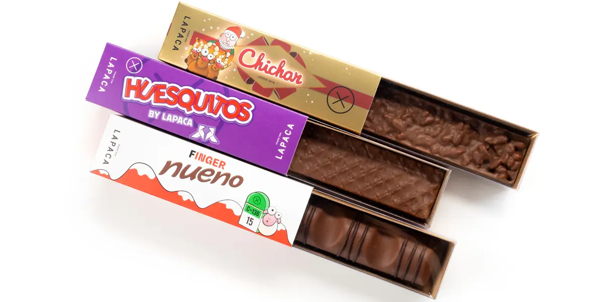 Raúl Bernal versiona conocidas chocolatinas en su colección de turrones