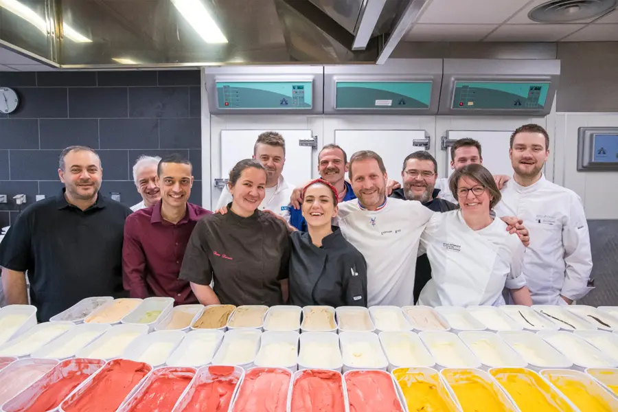 La visión del helado de Stéphane Augé en la École Ducasse