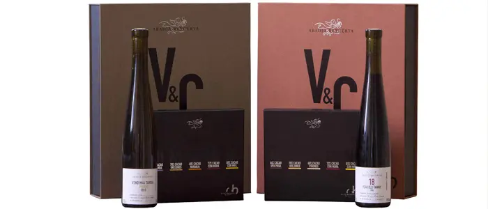 Oriol Balaguer crea chocolates inspirados en dos vinos inéditos de la bodega Abadía Retuerta