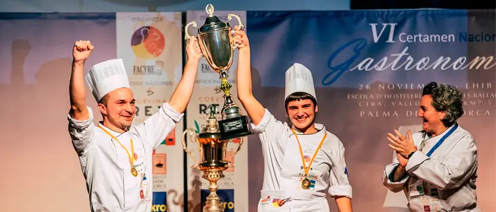 Víctor de Castro, campeón de pastelería en el Certamen Nacional de Gastronomía