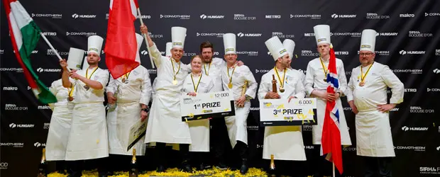 Dinamarca gana el Bocuse d’Or Europa por delante de Hungría y Noruega