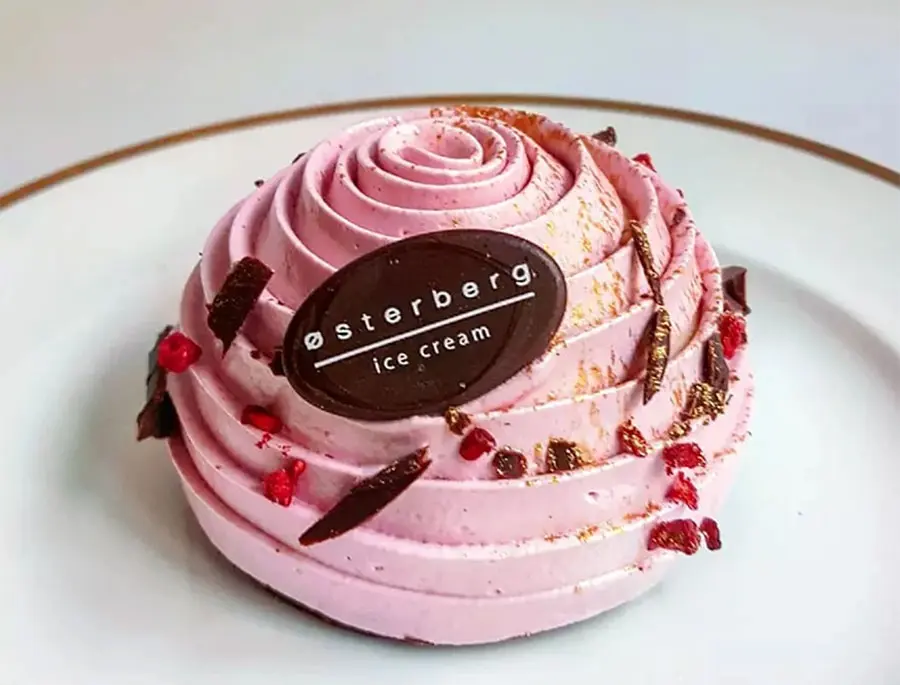Postres helados, 'bombas' y sorbetes en el fin de año de Østerberg