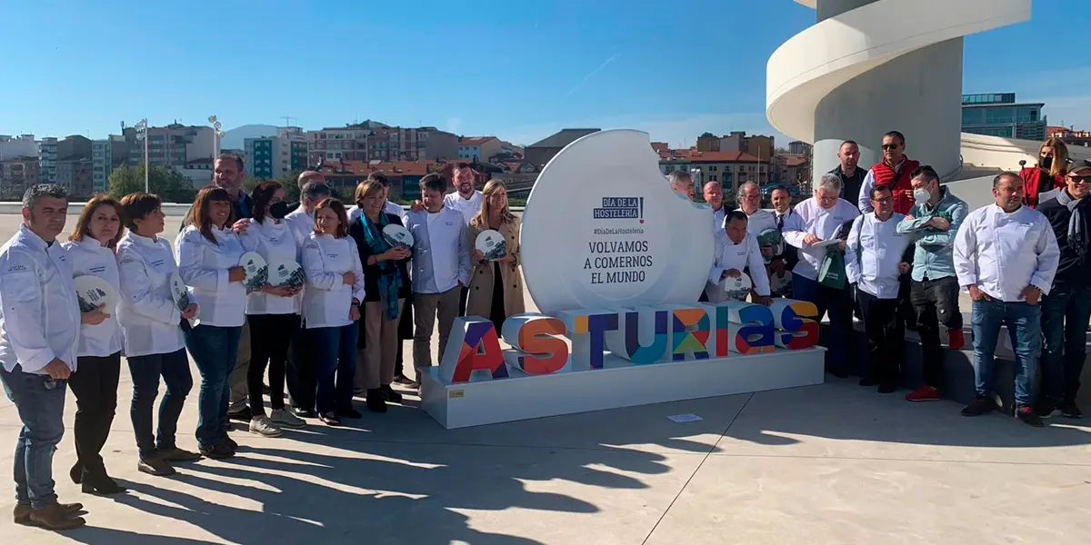 Jhonatan González, Julio Blanco y Miguel Sierra, embajadores de Asturias de cocina de paisaje