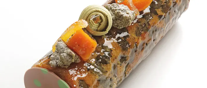 Cake de zanahoria y calabaza, naranja y mandarina de Hans Ovando