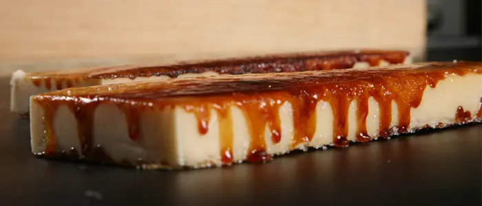 Turrón de yema quemada de Eugeni Muñoz