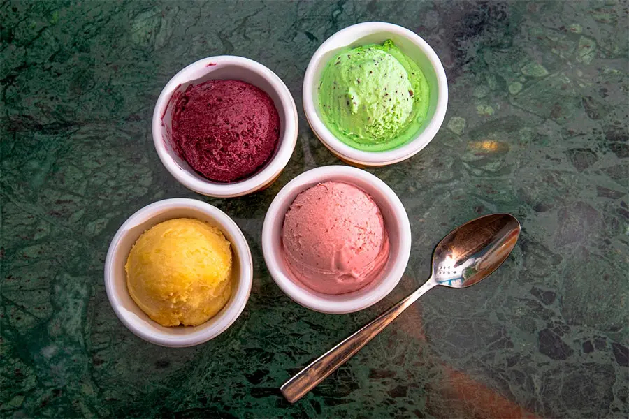 Helados sostenibles en el restaurante francés Maison Mélie
