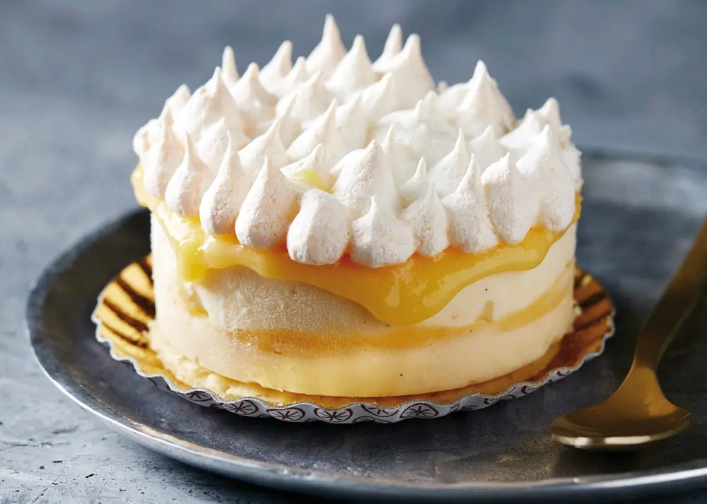 Helado de vainilla, crema de limón y masa quebrada. Tarta Helada Fabiano de Julie Fisher