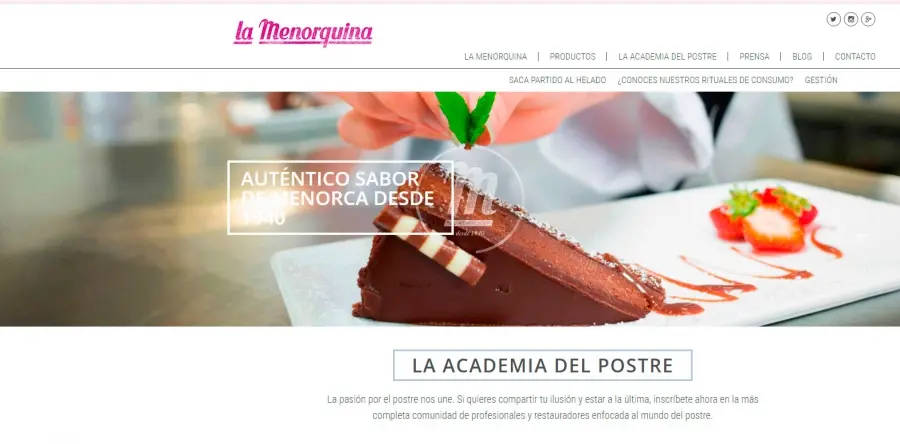 La Menorquina cumple 75 años con la creación de La Academia del Postre