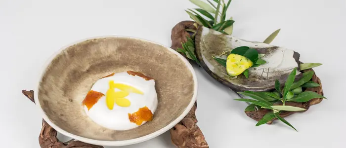 Citrus AOVE, postre de Ingrid Serra ganador del Premio de Cocina con Aceite de Oliva