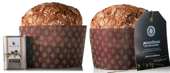 Paco Torreblanca crea un panettone de chocolate con AOVE para La Chinata