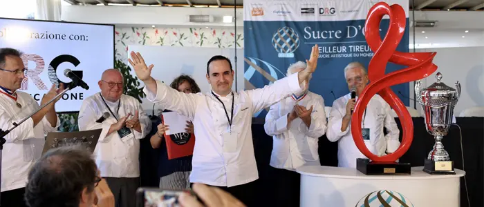 Davide Malizia, tercer Sucre d’Or de la historia por su trabajo con el azúcar artístico