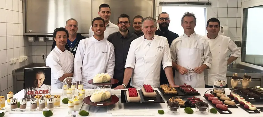 Los helados de Alain Chartier para todo el año en L'École Valrhona