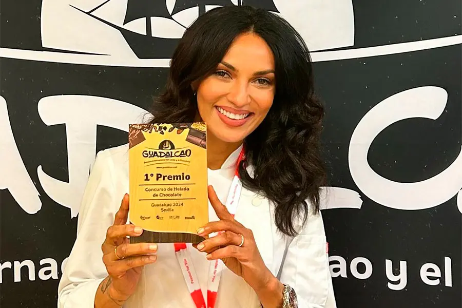 Carolina Ferreira gana el premio mejor helado de chocolate en Guadalcao