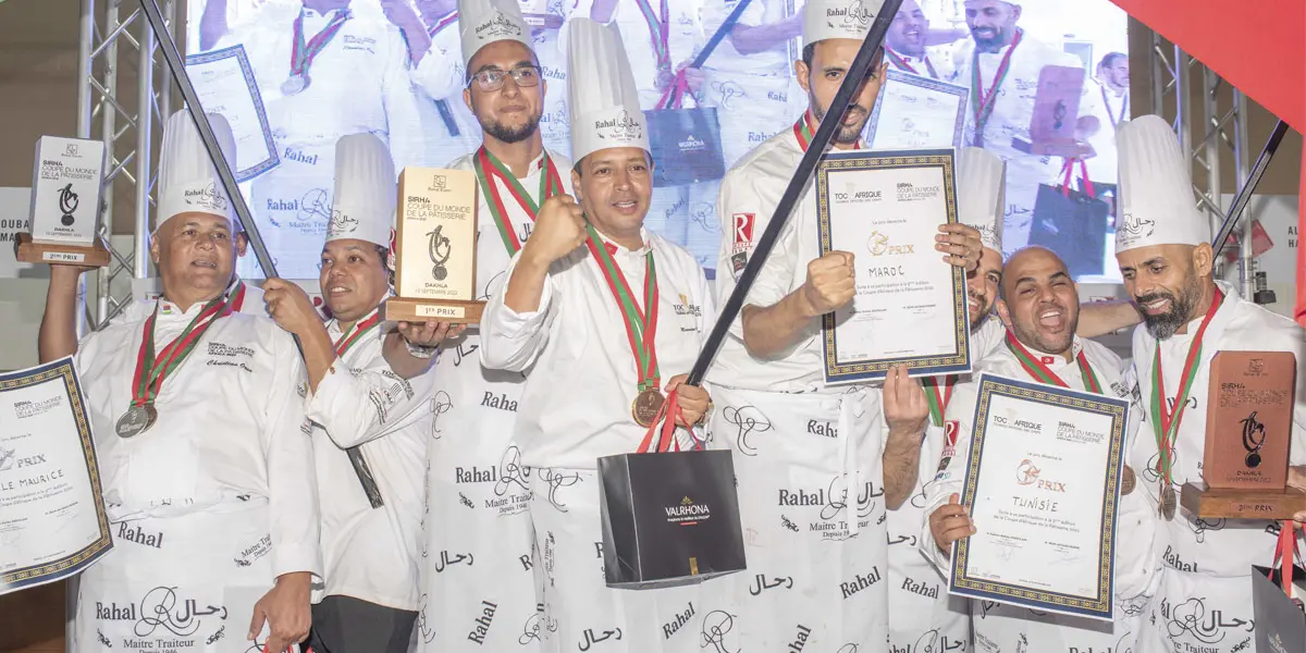 Marruecos, país anfitrión y ganador de la African Pastry Cup