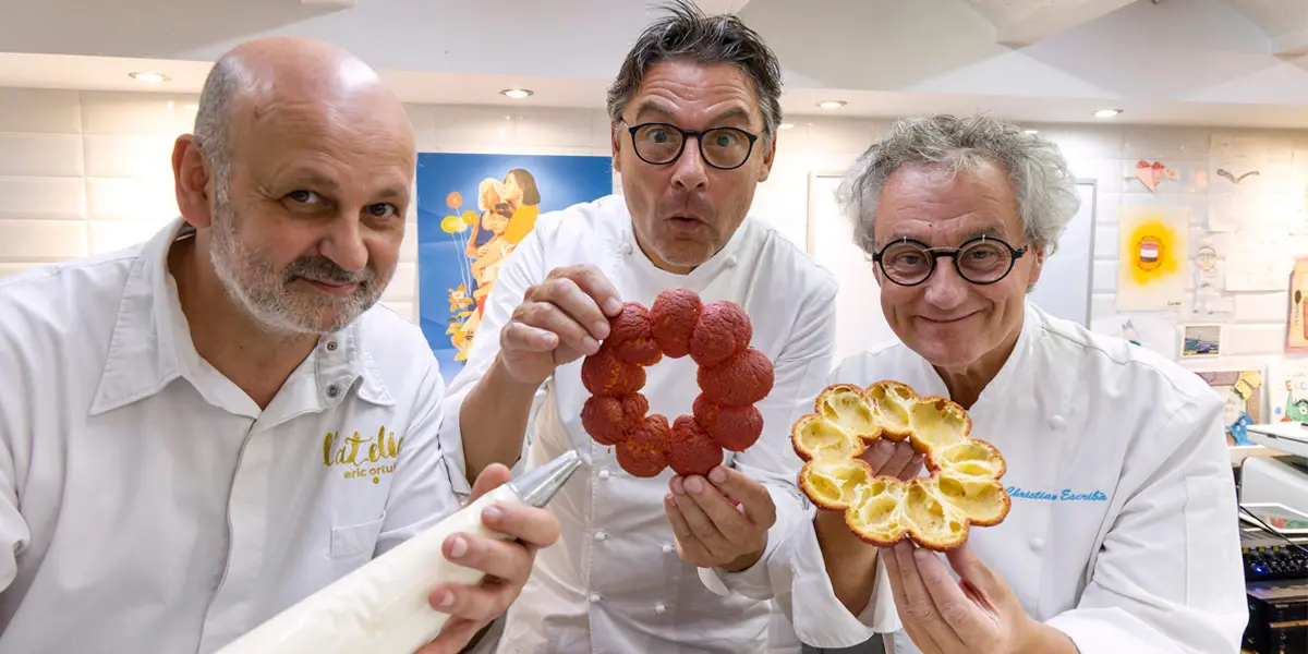 Escribà, Balaguer y Ortuño crean el pastel de la Mercè