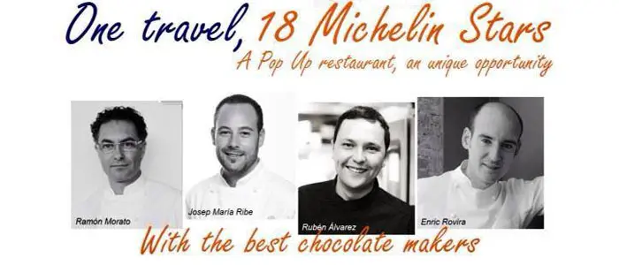 Un crucero gastronómico con grandes chefs y cuatro chocolateros de excepción