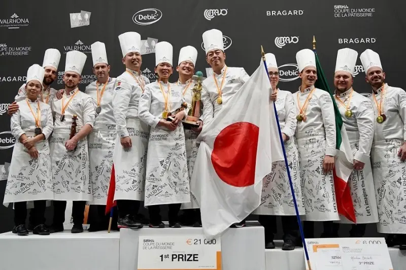 Japón ganó la Coupe du Monde de la Pâtisserie 2023