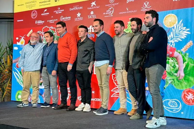 Cocineros en la presentación de la campaña Chefs For Children