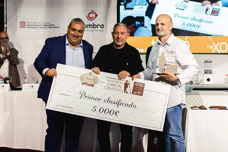 Éric Ortuño ha ganado el concurso de turrón creativo de Torrons Vicens
