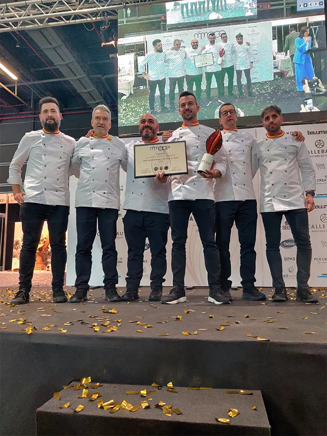 Albert Daví con el jurado