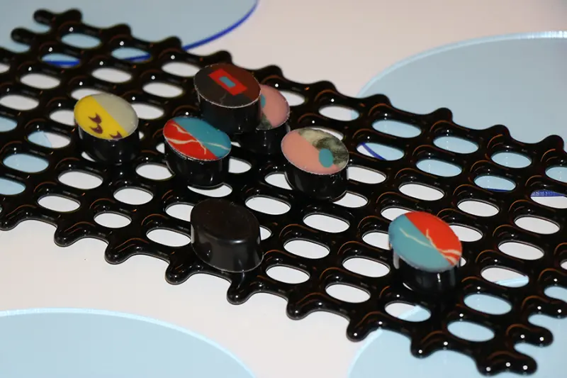 Bombones con diseño gráfico de Paz Ulloa