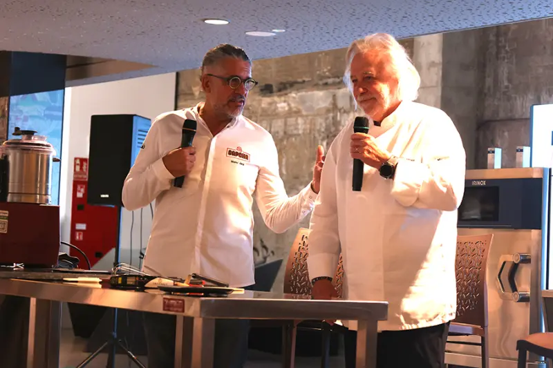 Manu Jara y Michel Belin