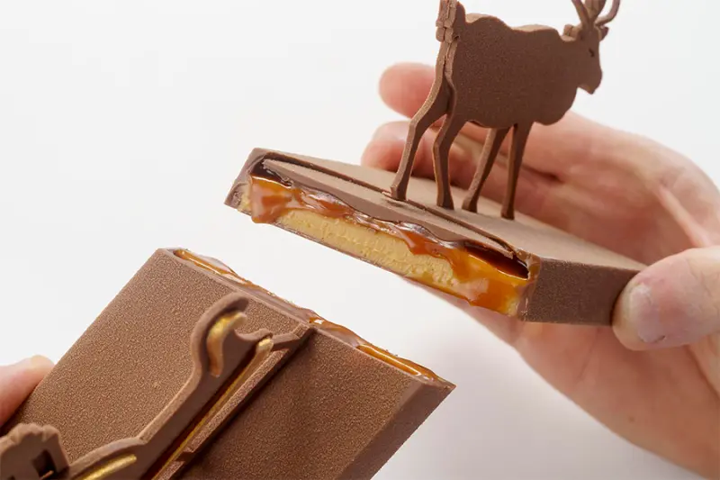 Relleno de turrón Trineo