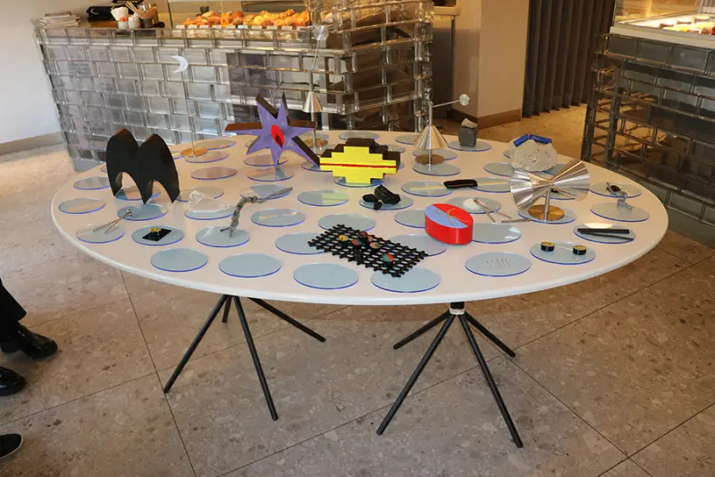 Mesa instalada en L'Atelier Barcelona