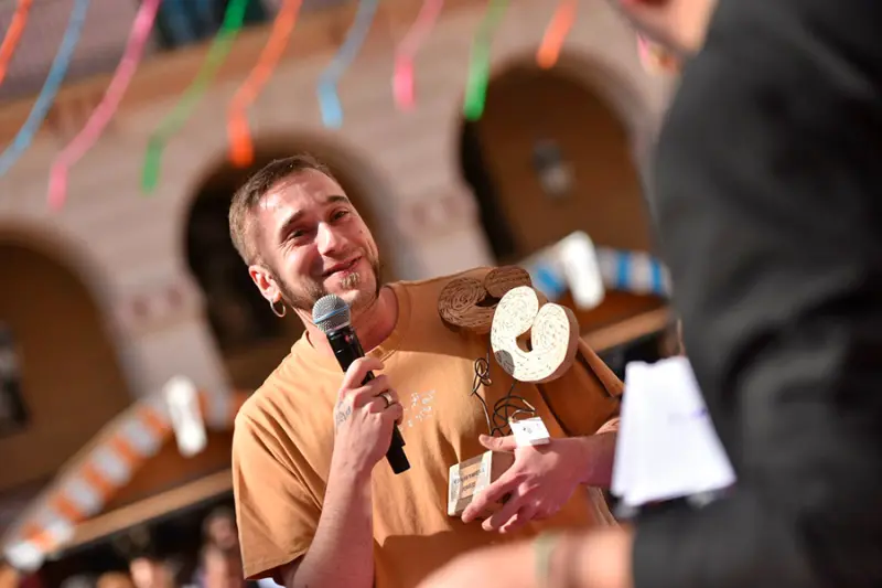 Isidro Tolosana, ganador del Concurso a la Mejor Palmera