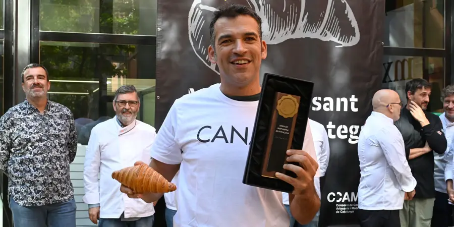 El croissant emperador de Mervier Canal. Toni Vera gana por cuarta vez el premio Mejor Croissant de España