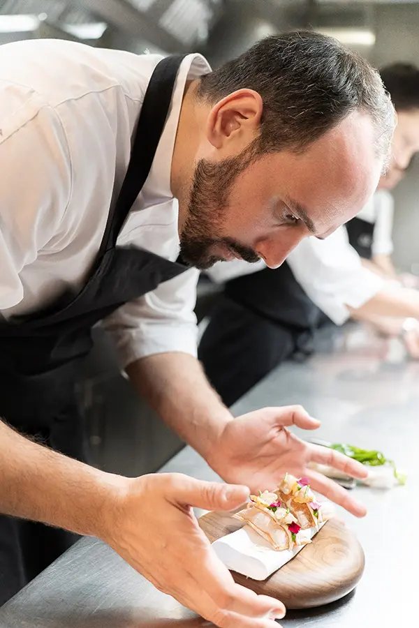 Fran Agudo, chef Mont Bar, que acaba de conseguir las dos estrellas Michelin