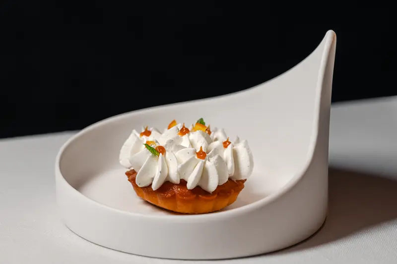 Plato servido en Palodú, uno de los restaurantes que han obtenido una estrella Michelin