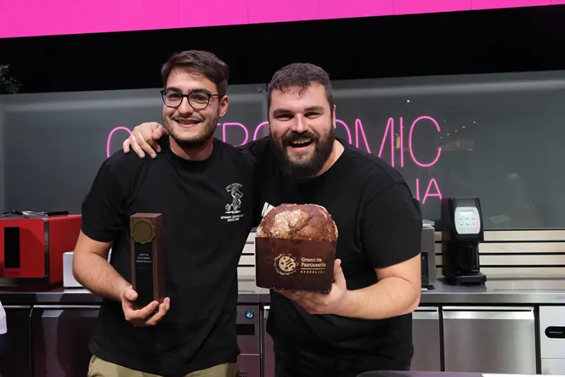 Adrià y Rafel Aguilera (Cal Jan), ganadores de mejor panettone de chocolate