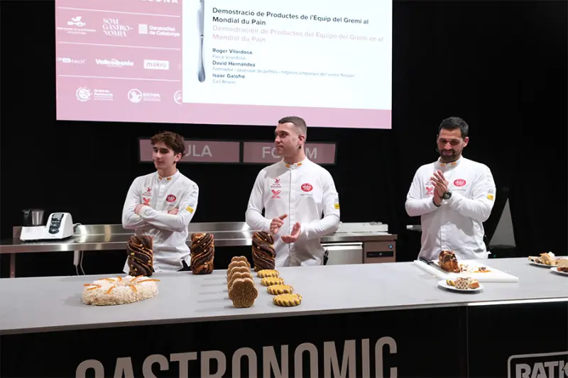 Demostración de Roger Vilardosa, Isaac Galofré y David Hernández