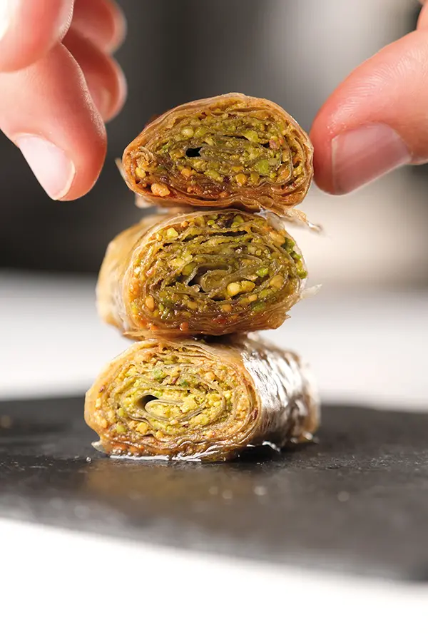 Baklava de pistacho