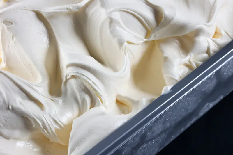 Cubeta de helado de limón