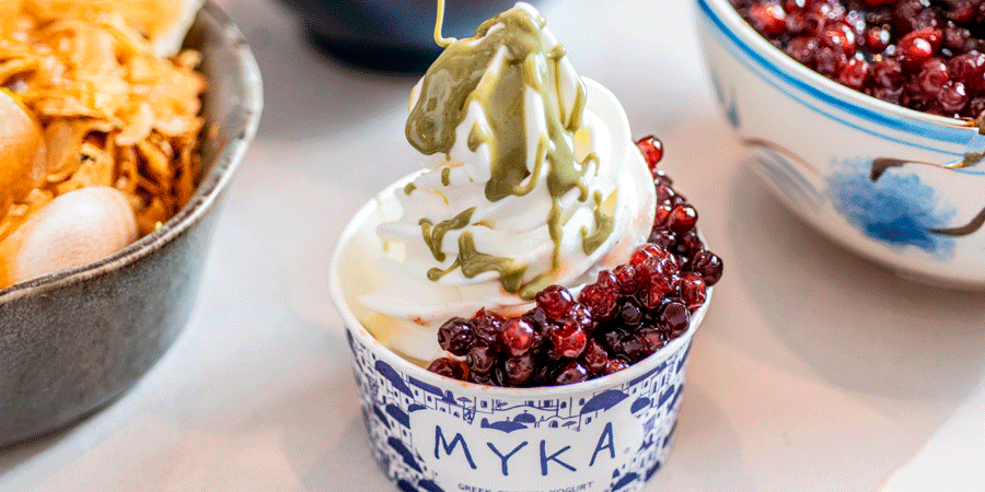 El helado de yogur griego de Myka sigue expandiéndose en Madrid
