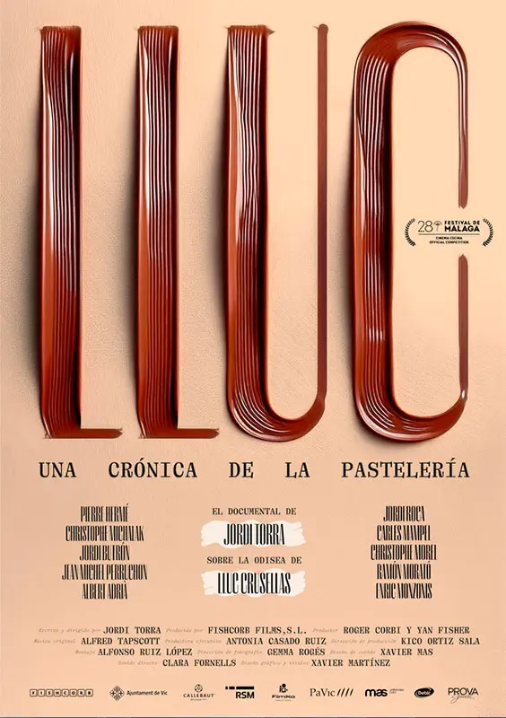 Cartel del documental Lluc, una crónica de la pastelería