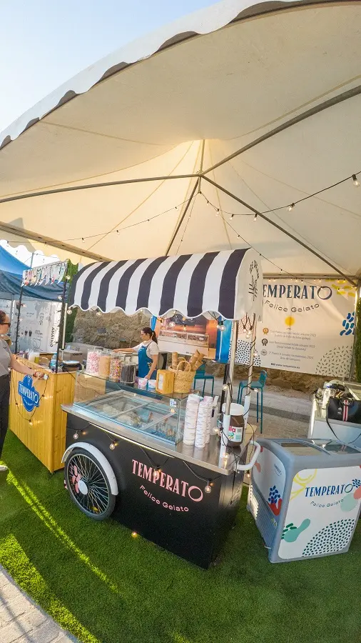Carrito de helados de Temperato Felice Gelato