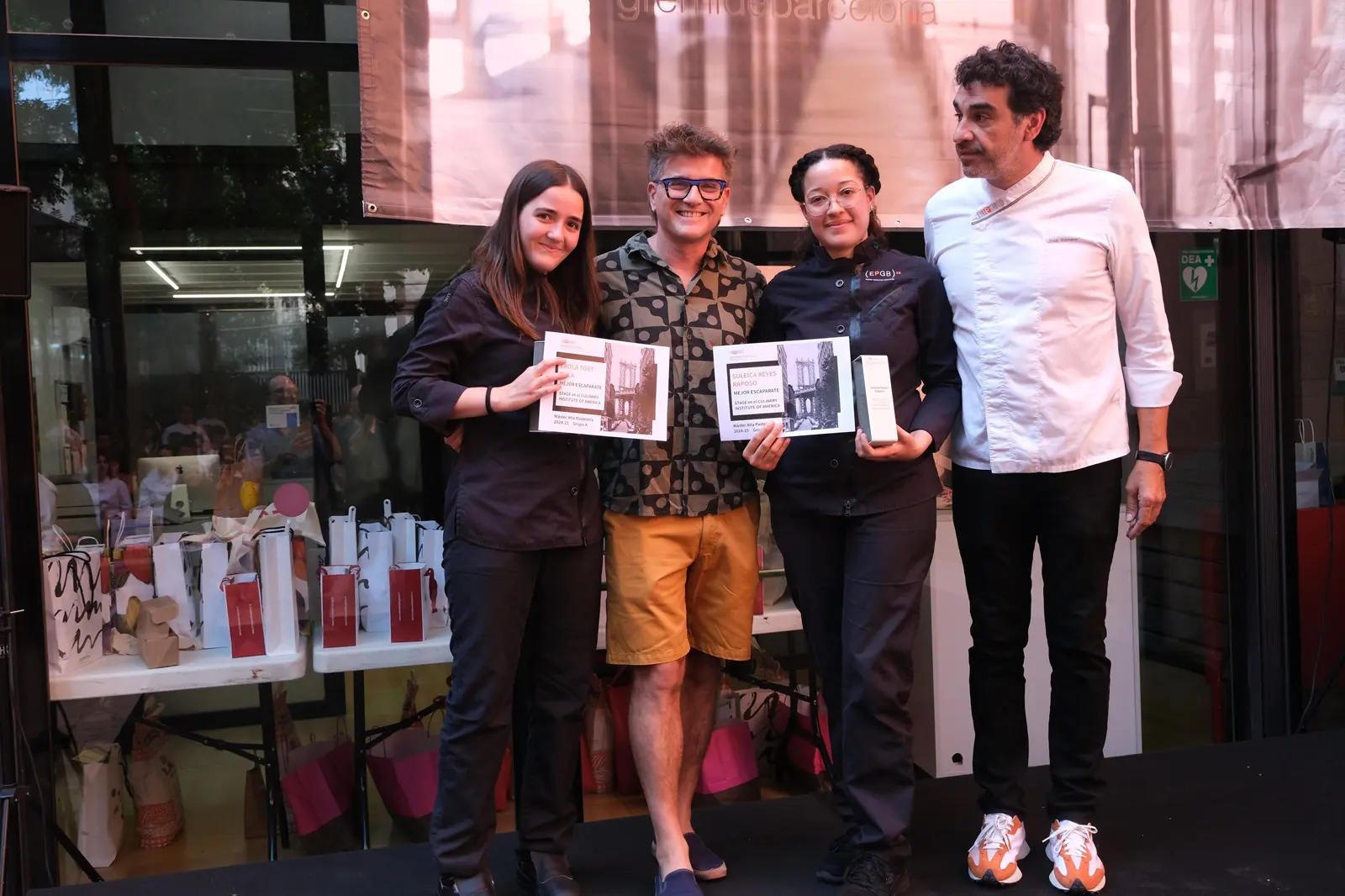 La EPGB, la gran escuela de pastelería barcelonesa, reconoce a sus mejores alumnos