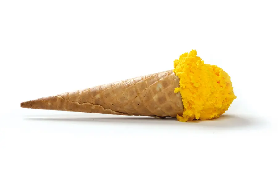 Imagen de Helado de azafrán manchego